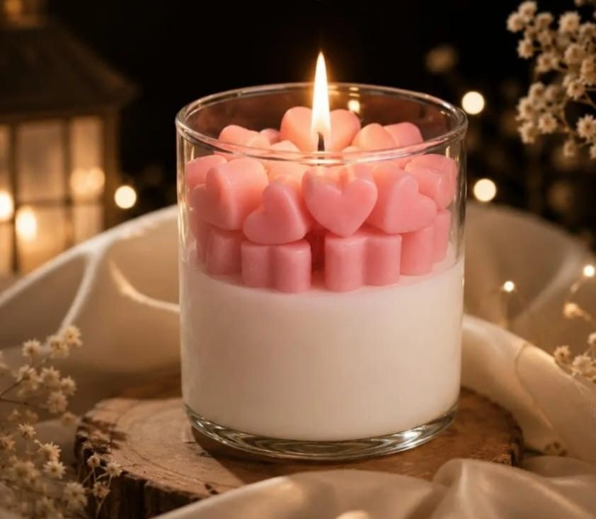 Candle glowing